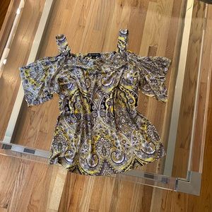 INC Off The Shoulder Top, Straps, Large, NWOT